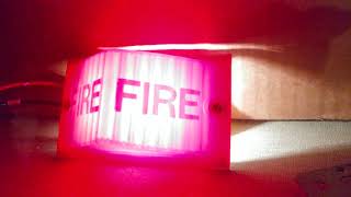 simplex 2904 flashing remote light. fire alarm test
