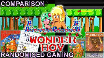 Wonder Boy - Master System & Game Gear versions side by side comparison / split screen video