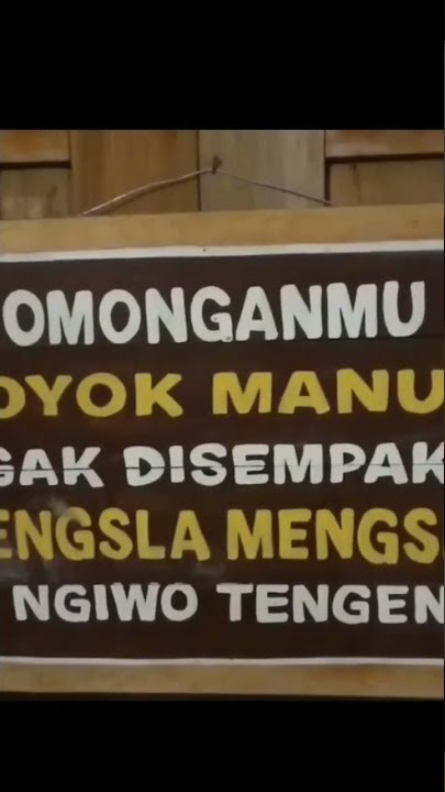 Kata Kata Bijak Bahasa Jawa