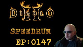 Diablo 2 LOD HC Hell Speedrun - WR ATTEMPTS - Barbarian - Episode 147
