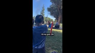 Dust Devil Tramples Youth Football Game
