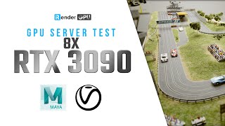 Powerful Render Farm For Maya V-Ray Render With 8 X Rtx 3090 Irender Cloud Rendering