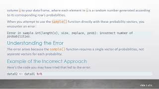 How to Generate a Random Number with Different Probabilities in R