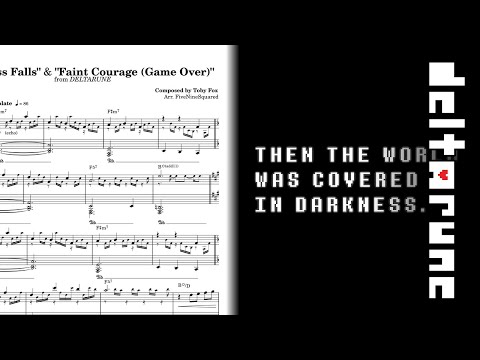 Darkness Falls Faint Courage Deltarune Piano Arrangement