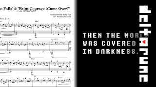 Darkness Falls & Faint Courage - Deltarune | Piano Arrangement