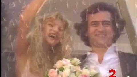 Arielle Dombasle & Bernard-Henri Lévy - JT France 2 : mariage (20 juin 1993)