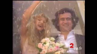 Arielle Dombasle &amp; Bernard-Henri Lévy - JT France 2 : mariage (20 juin 1993)