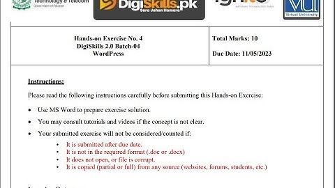 digiskill wordpress exercise no4 2023