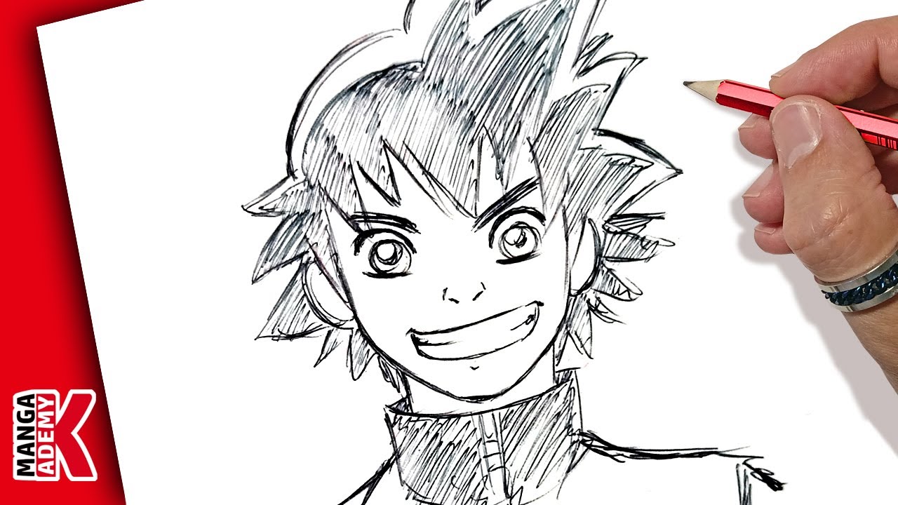comment dessiner UN VISAGE manga [ TUTO DESSIN - YouTube