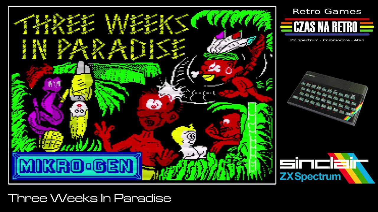 Three Weeks In Paradise (1986) - ZX Spectrum - YouTube