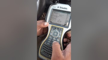 HOW TO SETUP TRIMBLE GPS TSC3 R8 in Urdu#language
