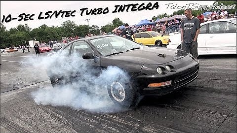 LS/V Turbo Integra Gets Into the 10s at 129mph