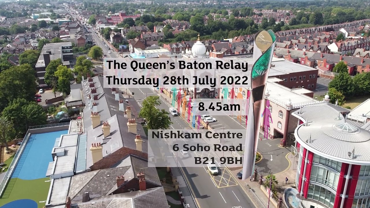 PROMO: Baton Relay at Nishkam Centre [Thursday 28th July, 8.45am]