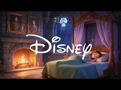 (🚫mid-roll)🏰 Disney Princess Deep Sleep With Disney Music 🌙⎥Soft Moonlight, Sweet Dreams