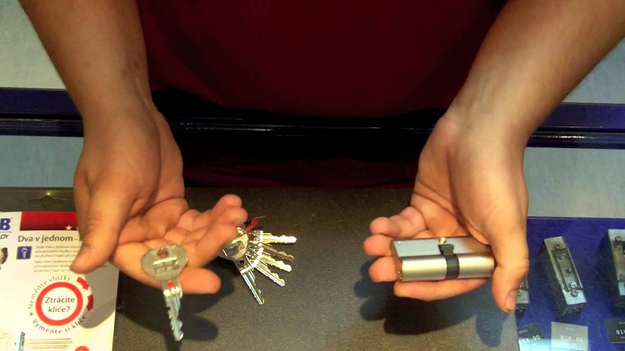 Jak vyndat vložku bez klíče?