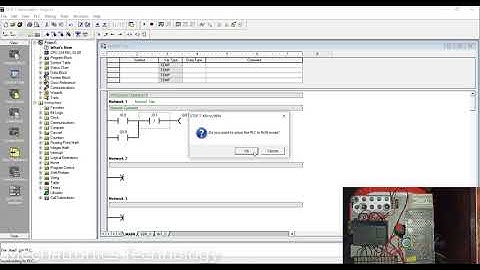 One load on off two button  Siemens s7-200 plc