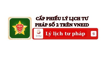 Hướng dẫn cấp phiếu lý lịch tư pháp số 2 trên VNEID