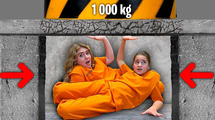 Elina et Amélya Dans La Plus Petite Prison Au Monde Challenge !
