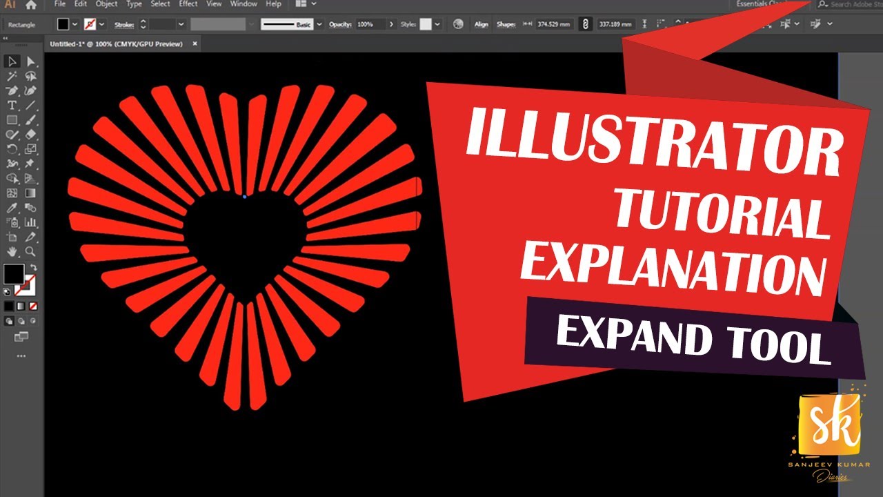 Adobe Illustrator 2021 Tutorial || Why to Expand Tool Explanation ...