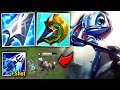 Fizz but I only built on-hit Items and my Q one shots you