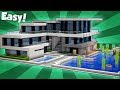 Minecraft: How to Build a Large Modern House - Tutorial (#9) 2018