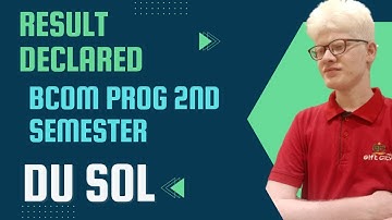 SOL Bcom Prog Second Semester Result Declared 2022 | Ameeninfo | Sol 2nd Sem bcom prog result
