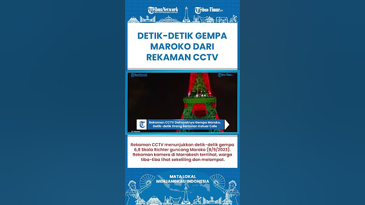 SHORT | Rekaman CCTV Detik detik Orang Berlarian Sampai Lompat Keluar dari Restoran