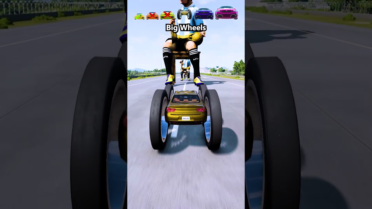 Cars vs Lionel Messi