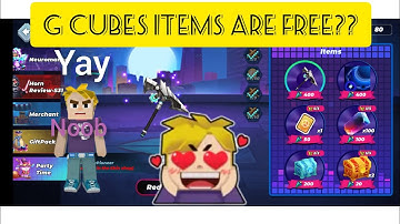 G cubes items are free #blockmango #bedwars