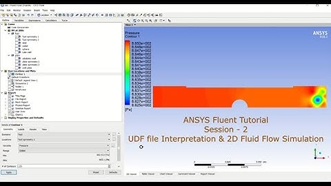 How to interpret UDF files in ANSYS Fluent | 2D Fluid Flow Simulation | Full Tutorial