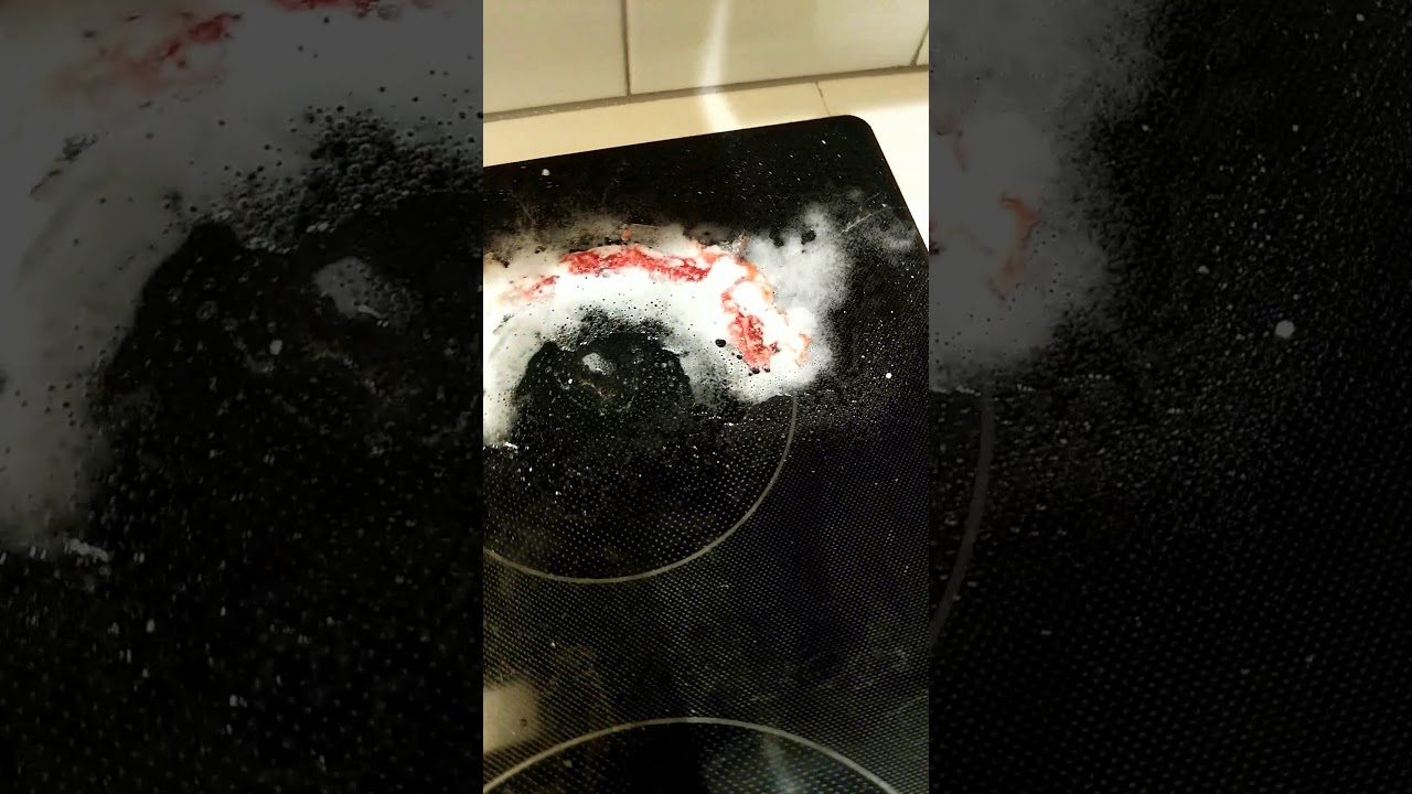 How To Clean Melted Plastic From Your Glass Stove Top Oven Quick  Easy