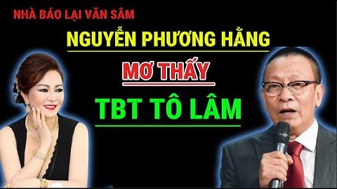 🔴 Nguyễn Phương Hằng Mơ Thấy TBT Tô Lâm