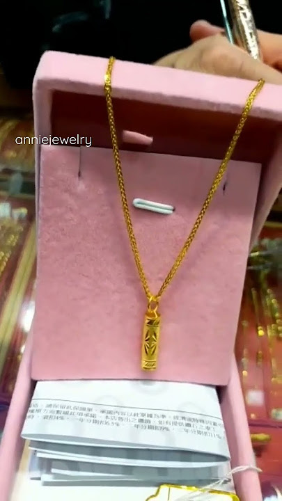 Liontin model bambu best seller besti #emashongkong #emas9999 #perhiasanmewah #kalung #asli