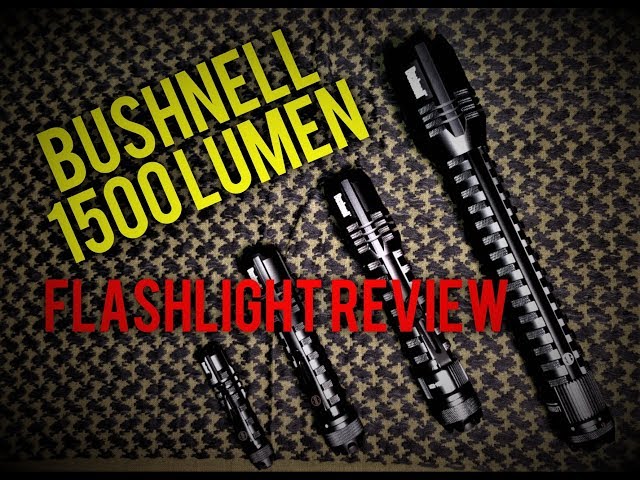 bushnell 1500 pro rechargeable flashlight Bushnell PRO 1500 LUMEN Flashlight REVIEW