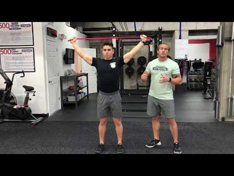 How to do Band Pull Apart Warm Up