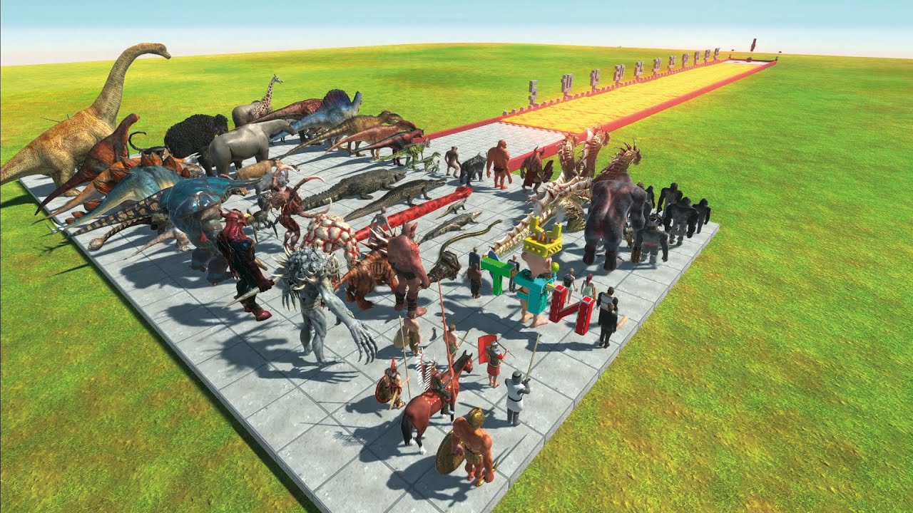 WHO IS THE MOST RESISTANT TO LAVA? - ARBS - Animal Revolt Battle Simulator