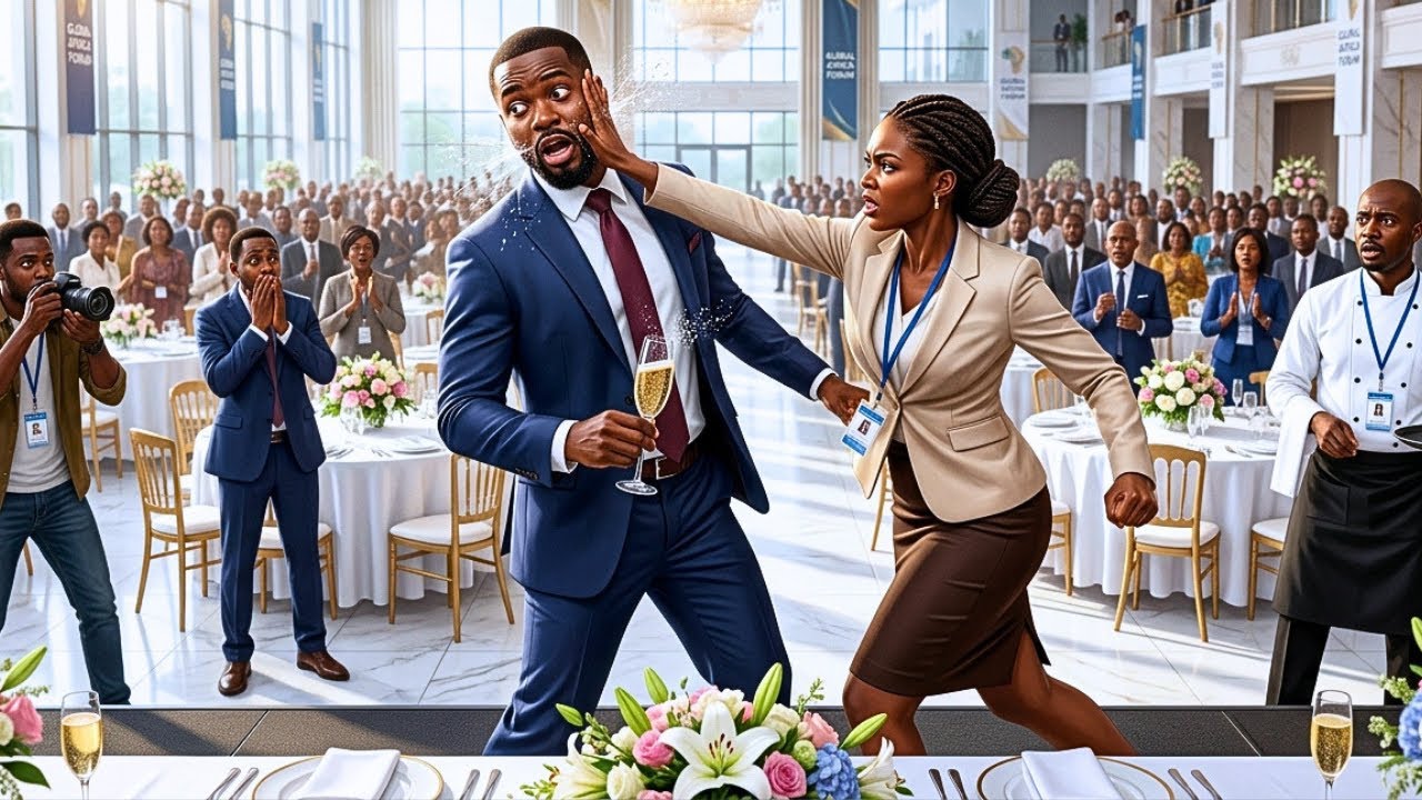 An “Arrogant” Maid Slapped Her Billionaire Boss in Front of Everyone — Seconds Later, They Realized She Had Just Saved His Life.