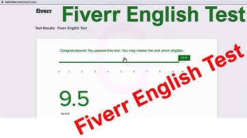 Fiverr English Exam 2022 - Fiverr Basic English  Exam 100% Pass Grantee