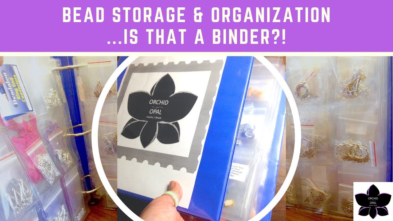 Is that a Binder?! Bead and Jewelry Storage Organization Solution 1