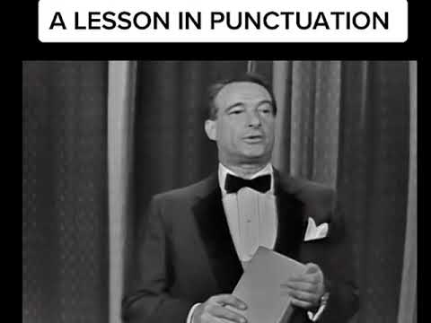Sound of punctuation mark
