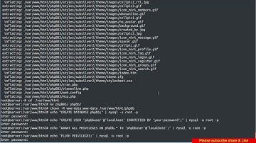 How to install phpBB 3 on ubuntu Linux