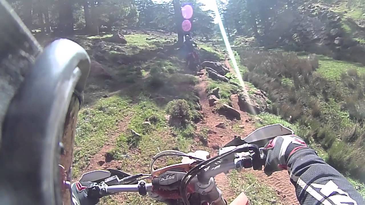 carbonated water KTM 530 EXC Enduro ride in Morocco