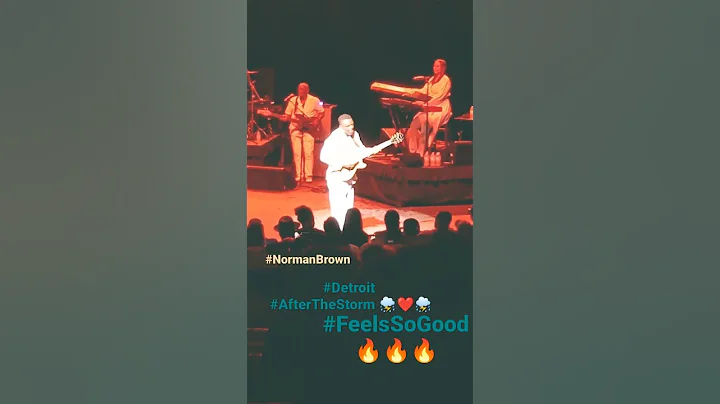 Norman Brown "After the storm" Live  Detroit. Gail...