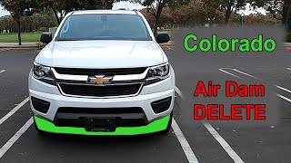 Air Dam Delete | Chevy Colorado | Front Bumper Mod