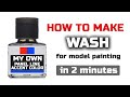 How to make a wash for painting | Simple tutorial