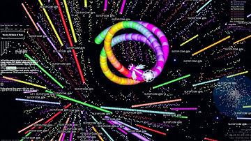 Running with bots ~ psystorm ~ Slither.io