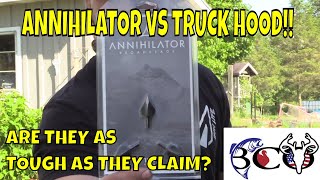 ANNIHILATOR BROADHEAD DESTRUCTION TEST!!