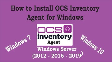 How to Installing OCS Inventory NG Agent for Windows