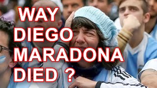 Diego Maradona dies aged 60 | Why Maradona died | What was the reason for Maradona's death?