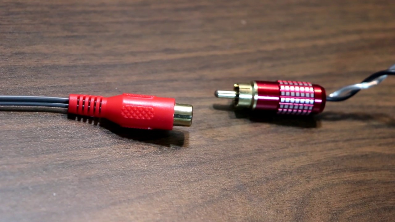 Male and Female RCA Connectors explained. - YouTube